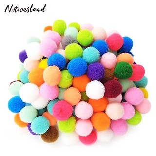 Set 20 quả bông Pompom làm đồ handmade