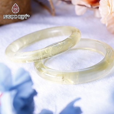 Vòng liền khối Thạch anh vàng Citrine - Ngọc Quý