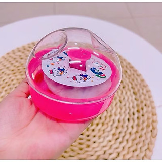 Hộp bông chậm phấn rôm cho bé