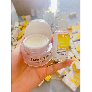 COMBO KEM FACE P1 Và SERUM HA PONRY Dưỡng Trắng , Dưỡng Ẩm Da