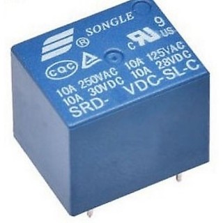 Relay 10A/5V-12V SRD (5 chân)