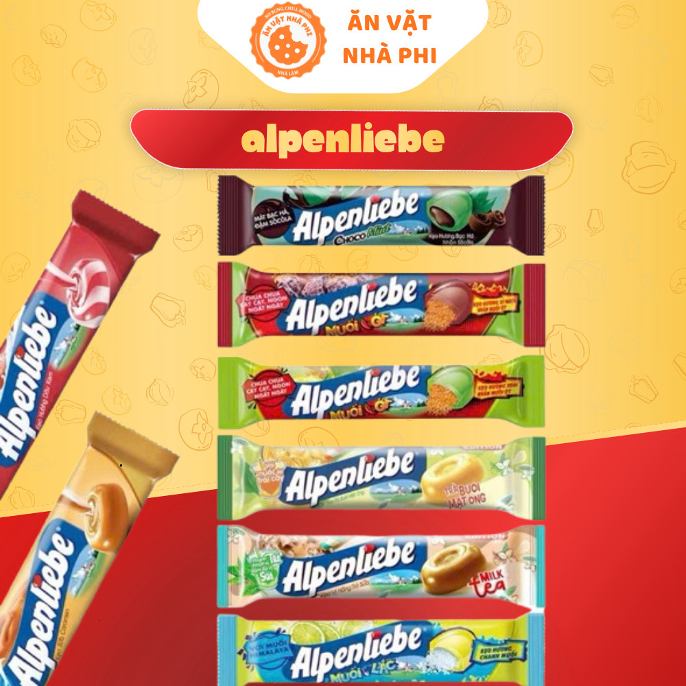 1 bịch 16 thanh kẹo alpenliebe