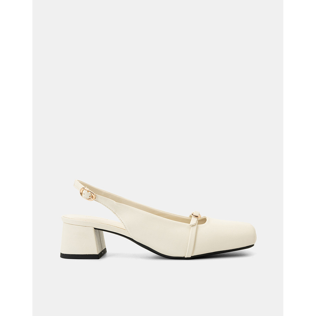 Giày Cao Gót Nữ 5cm Thời Trang JUNO Giày Cao Gót Slingback Mũi Vuông CG05168