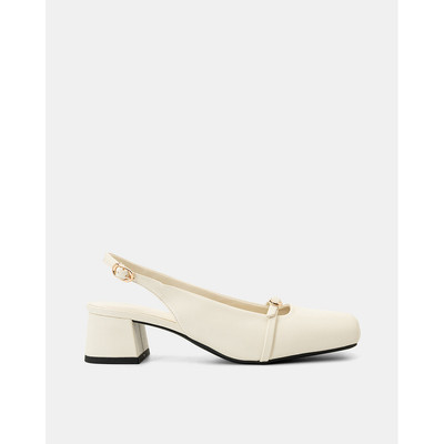 Giày Cao Gót Nữ 5cm Thời Trang JUNO Giày Cao Gót Slingback Mũi Vuông CG05168