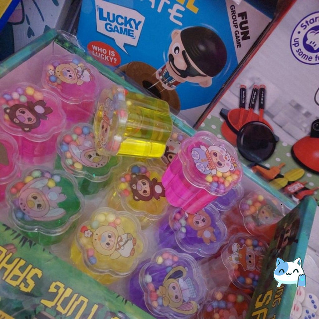 Bộ Kit Slime Cho Bé 2 Slam Tròn Làm Slime Tiết Đơn Mới Bộ kit gồm 2 slam tròn, thích hợp cho bé tự l