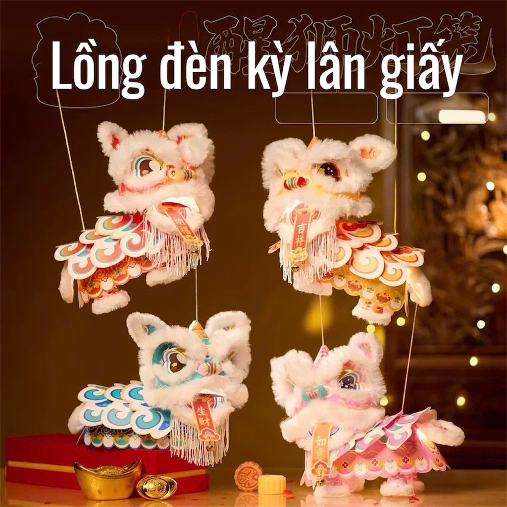 Đèn Lồng Múa Lân Kỳ Lân Phát Sáng Hot Trend Đồ Chơi Trung Thu Và Tết Cho Bé
