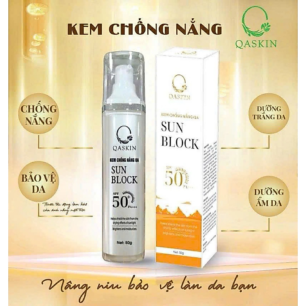 [CHÍNH HÃNG] Kem chống nắng Qaskin