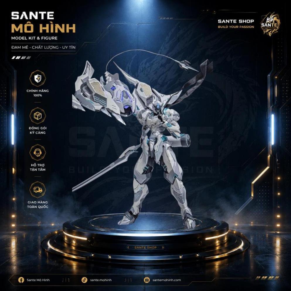 Mô hình Metal Build CangDao CD-07W Shinobi White Ghost ( Chouchou Trắng )
