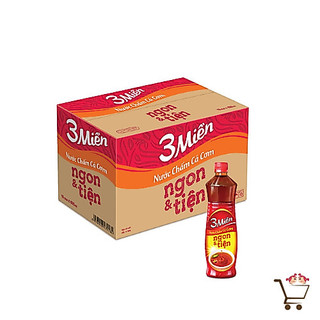Nước Mắm Chấm Cá Cơm 3 Miền - Chai 800ml