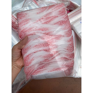 100gr Túi zip chỉ đỏ nhiều kích thước