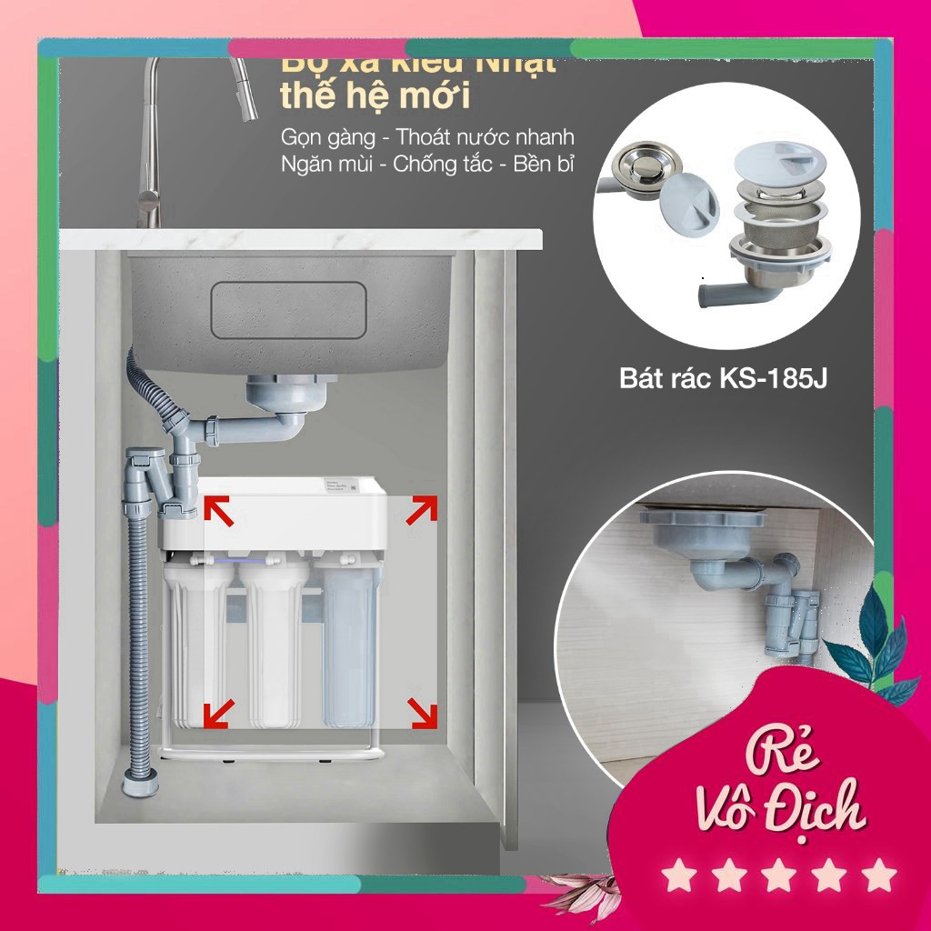 (Chính hãng) Chậu rửa bát Kluger KH8050SL Plus