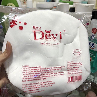Gói 25 miếng mặt nạ giấy Devi