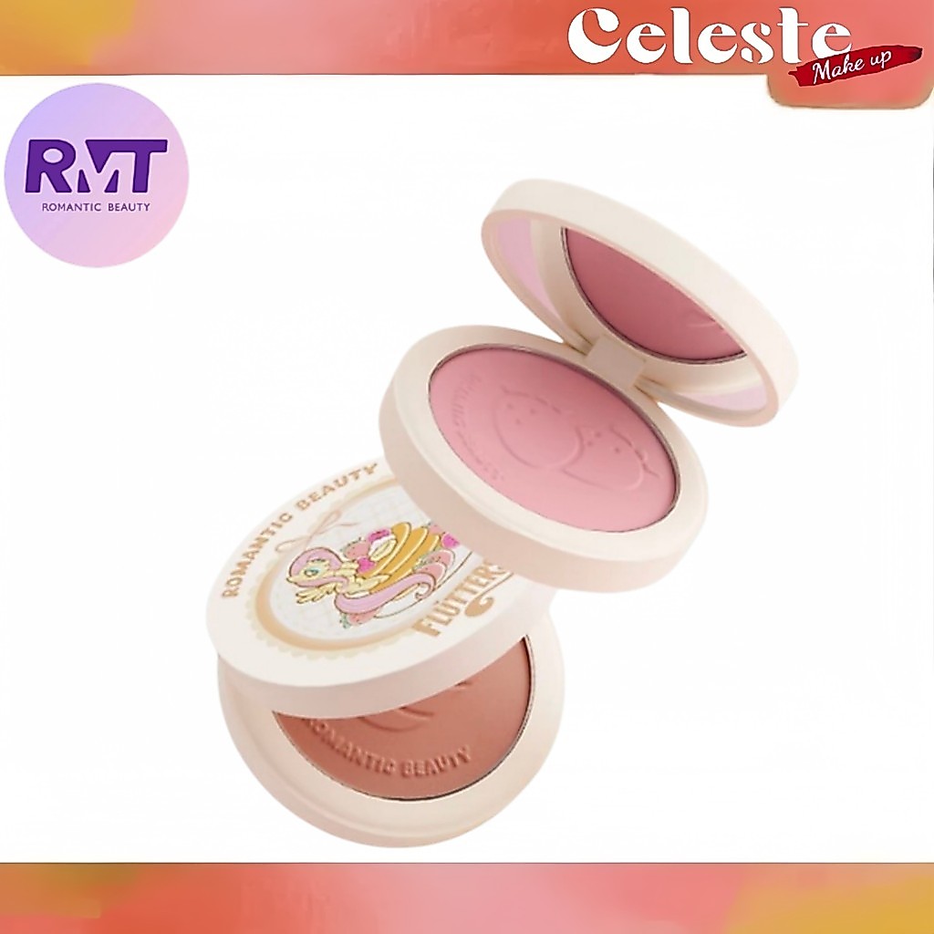 Bàn chải bột làm đẹp ROMANTIC x MY LITTLE PONY Blush đơn sắc trên má hồng tím má hồng làm sáng má hồ