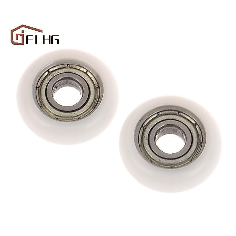 [FLHG] 2 Bánh xe lăn loại tròn POM 695ZZ 5x18x6mm POM Bọc 695ZZ Vòng bi Ròng rọc Bánh xe nhựa.