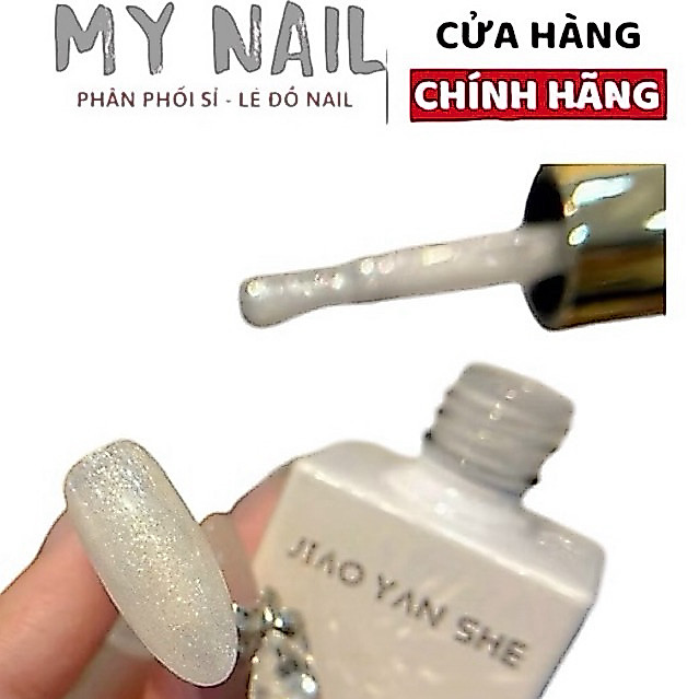 Sơn gel nhũ trắng gạo Jiao Yan She