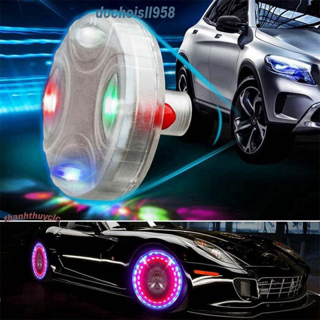 Cầu Đèn LED 4 Bóng Cho Xe Số Lắp Đặt Gắn Dây Điện Tơ Mềm Cho Xe Xe Lái