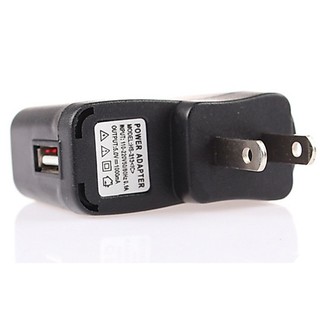 Cóc Sạc Đen Có Đèn Led Báo Đầy (Sạc điện thoại, Loa thẻ nhớ...)