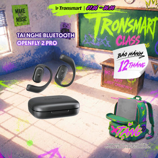 [MỚI] Tai Nghe Bluetooth Tronsmart OPENFLY 2 PRO | Thời Gian Phát Nhạc Đền 40H | Giảm Rò Rỉ Âm Thanh | Bảo Hành 12 Tháng