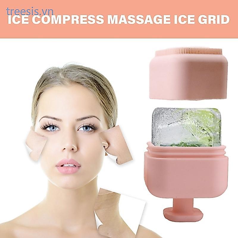 Cây Ice Face Roller Ice Roller Có thể tái sử dụng Làm mát bằng silicon Ice Roller cho mặt