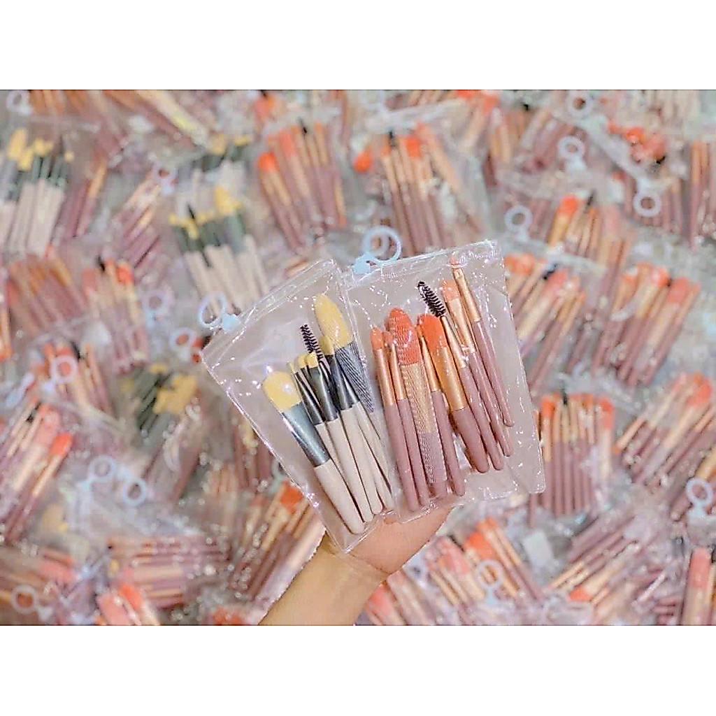 💎Set 8 Cây Cọ Pastel Có Túi Zip, 8 Cọ