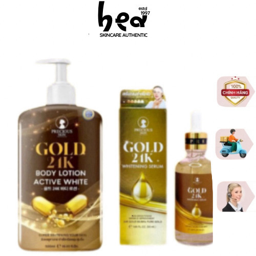 [BEA Skin] Kem body sữa duỡng thể Precious Skin Gold 24K -Serum dưỡng da mặt Skin Gold 24k