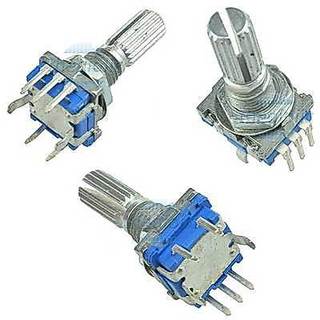 [2 Cái]- EC11 Rotary Encoder 20 Vị Trí Núm Dài 20mm