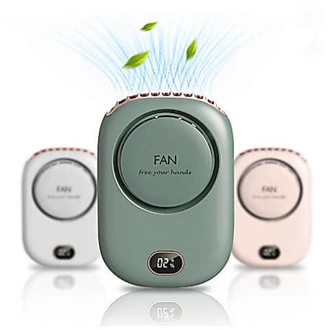 [rảnh tay & di động] Quạt kẹp cổ Mini đa chức năng (DQ203) ✈️Từ Hàn Quốc