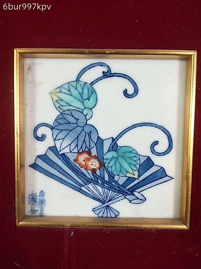 (Date mới) Hàng hóa Bản xuất khẩu: Tranh sứ Bản, đồ gốm Kajima từ lò nung chính thức của Nhật Bản.