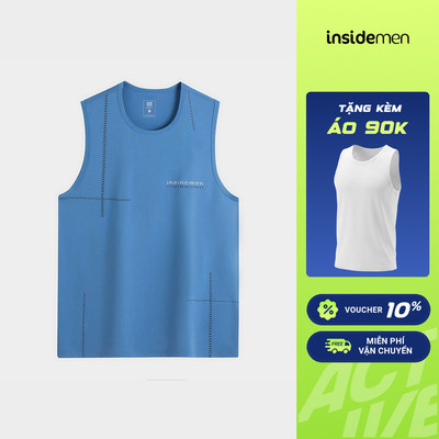 Áo Ba Lỗ Tanktop Nam Insidemen họa tiết cá tính ITL108AS0