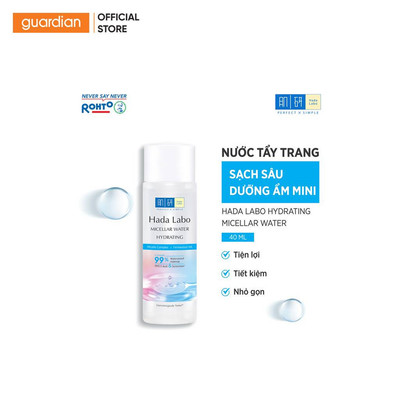 [HÀNG TẶNG KHÔNG BÁN] Hada Labo Nước Tẩy Trang Sạch Sâu Dưỡng Ẩm 40Ml