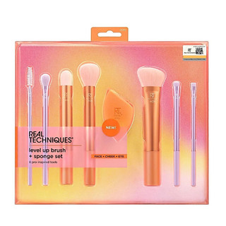Bộ 7 cây cọ kèm mút RT Real Techniques Level Up Brush + Sponge Set mã loại 0089