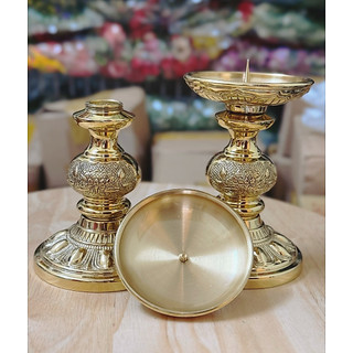 CẶP CHÂN NẾN BẰNG ĐỒNG DÀY.