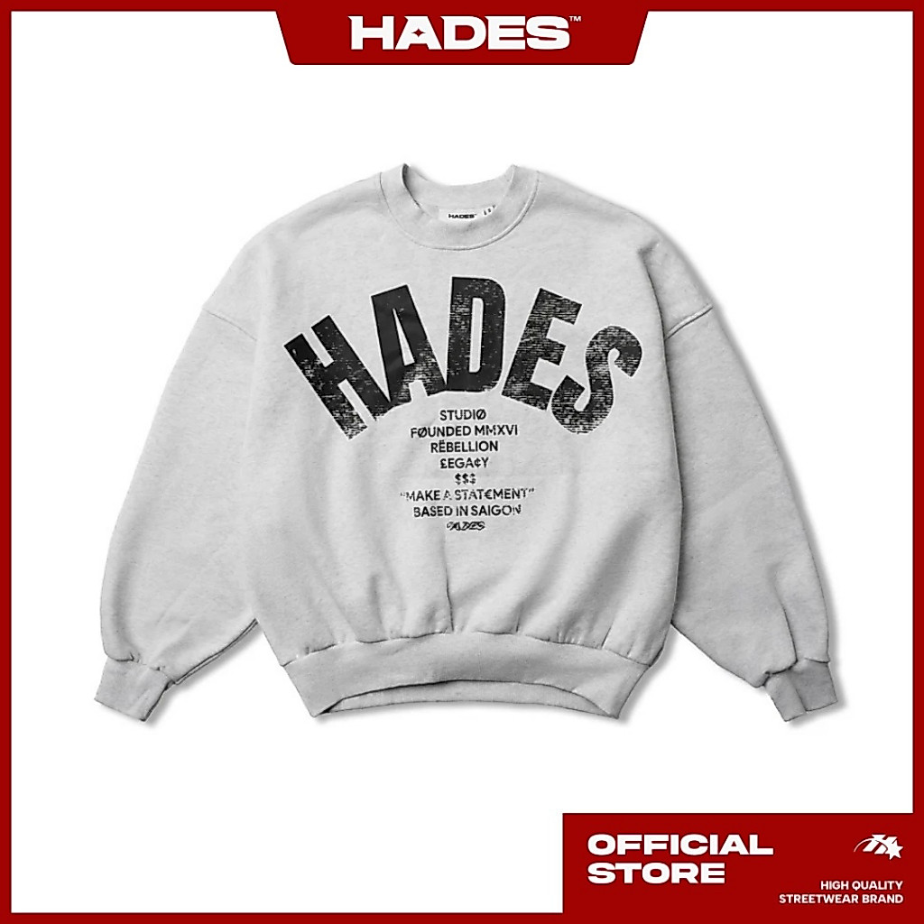 ÁO HADES OG SWEATER - GREY