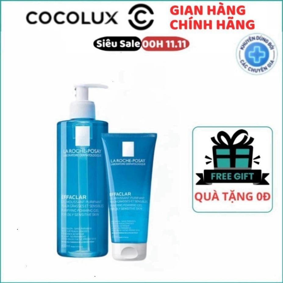 [ CHUẨN AUTH ] Sữa Rửa Mặt Tạo Bọt La Roche Posay Effaclar Foarming Gel cho da dầu nhạy cảm Watsons 