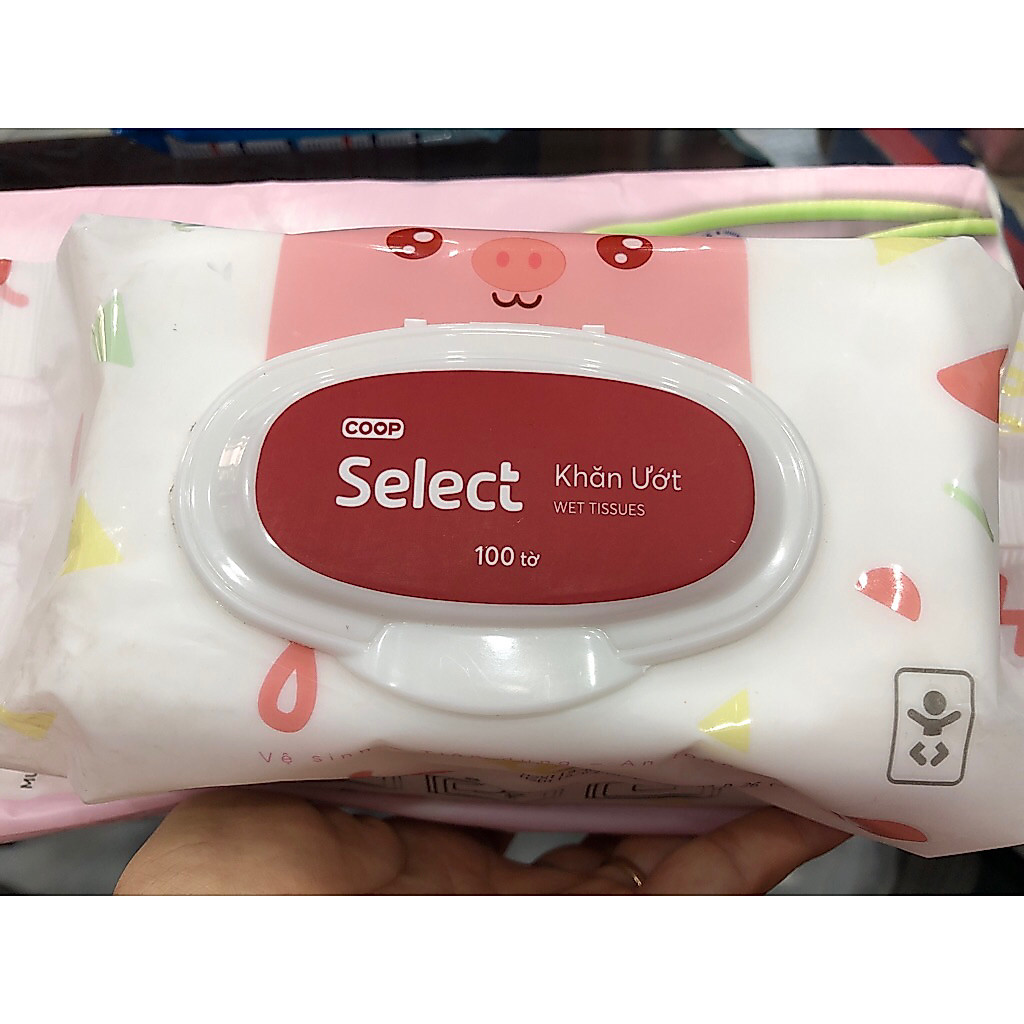 Khăn Ướt Baby Co.op Select 100 tờ
