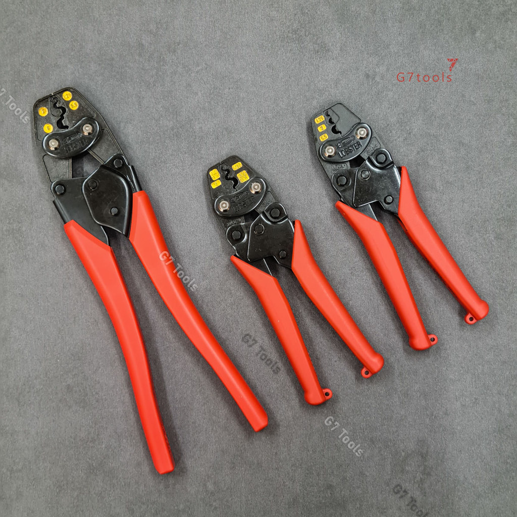 Kìm Bấm Cos Lobster AK1MA2/ AK2MA/ AK15A -Tiết Diện 1.25–5.5mm²/ 0.3–5.5mm² và 1.25–8mm²