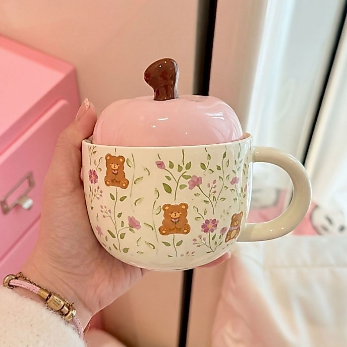 Birthday Gift For Girls, Cute Ceramic Mug Gift Box, Couple Cup, Office Coffee Cup, Bestie Gift