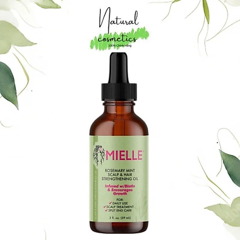 [Chính Hãng] Dầu Kích Thích Mọc Tóc Mielle Organics Rosemary Mint Hair Serum Oil Tóc 59ml