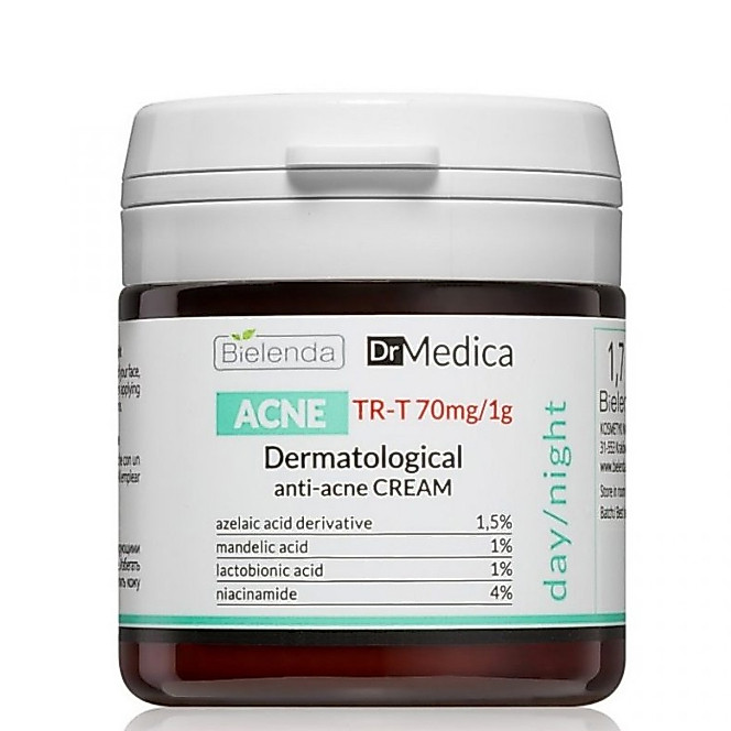 Ảnh 3 của Kem dưỡng Bielenda Dr. Medica Anti-Acne Dermatological giảm mụn, mờ thâm 50ml