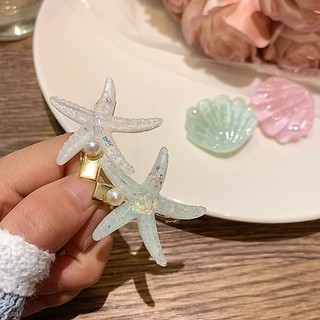 Set 2 Kẹp Tóc Vỏ Sò Sao Biển