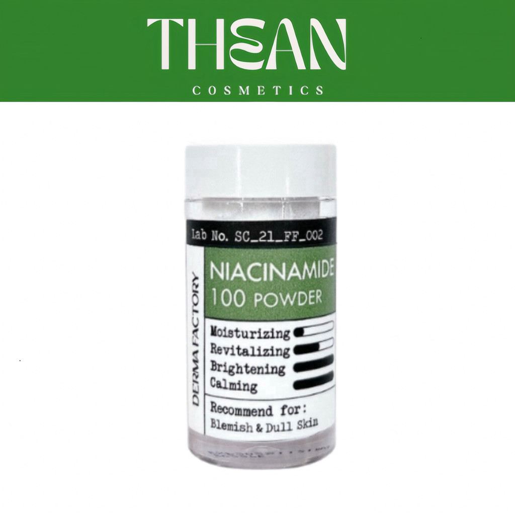 [Chính Hãng] Bột Nia Derma Factory Niacinamide 100 Powder Bột Nia Nguyên Chất Hỗ Trợ Giảm Thâm Sáng 