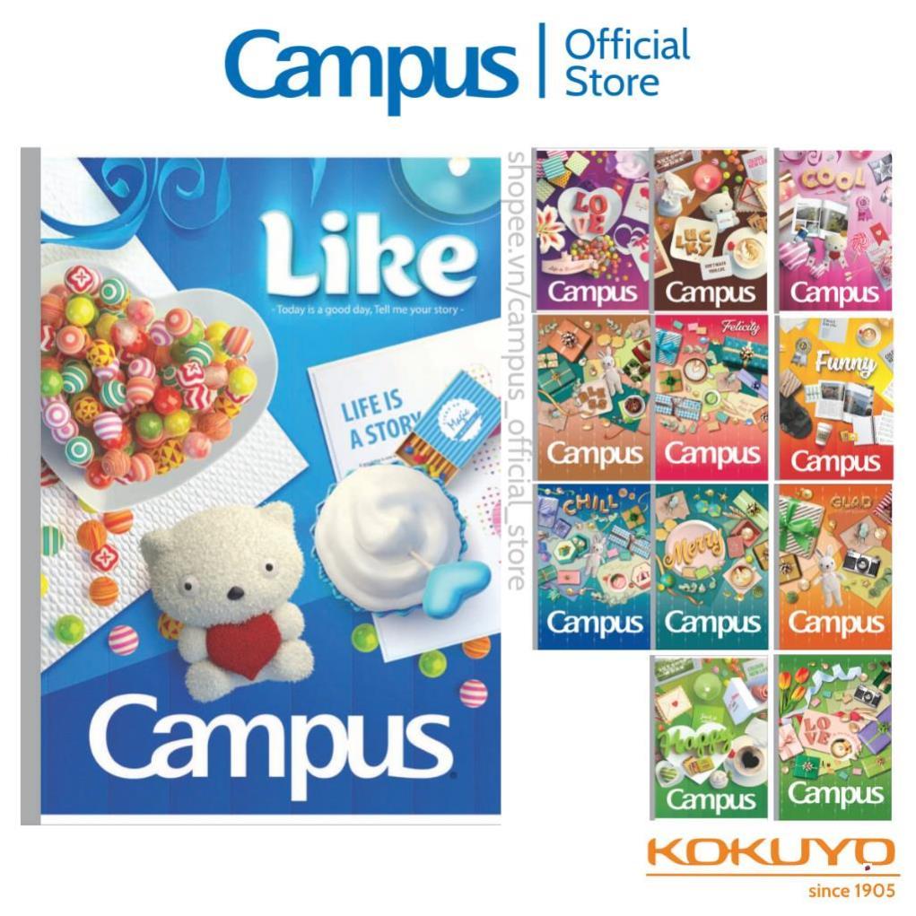 [COMBO 20/10] Vở Gift Kẻ Ngang 7mm 80/120/200 Trang Khổ B5 Gift, Gift 2 Chính Hãng Campus
