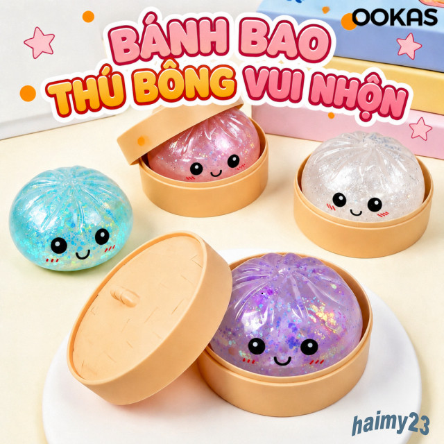 Đồ Chơi Dẻo Squishy OOKAS Vật Liệu An Toàn Cho Bé Cấp Bỉm