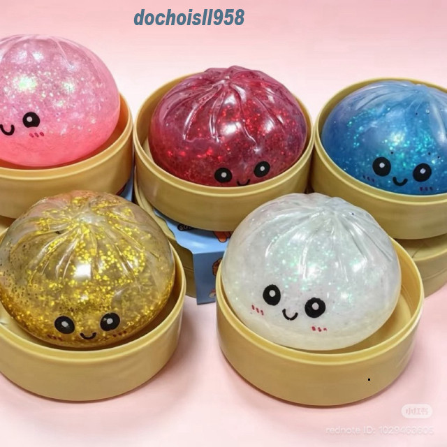 Đồ Chơi Bé Bánh Bao Squishy Mềm Não Giúp Trẻ Căng Não