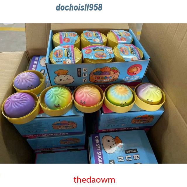 ToyZone Bánh Bao Squishy Ngọt Nhẹ Dễ Chọc Xả Xì Cho Bé 1-3 Tuổi (Độ Mềm Siêu Tốt, Chất Liệu Nhựa Dẻo