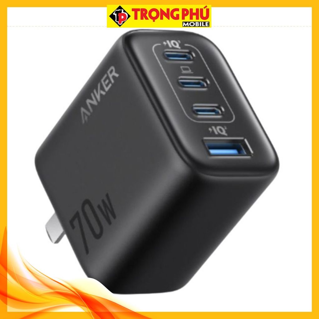 Cốc sạc 4 cổng Anker Zolo 3C1A 70W_A121C - CH3