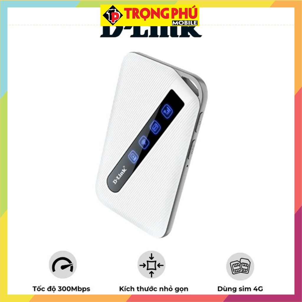 Cục Phát wifi 4G LTE MiFi Mobile Router D-link DWR-930M - CH4 KM