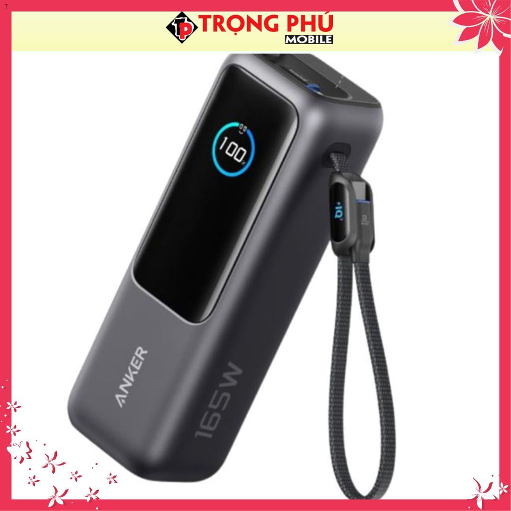 Sạc dự phòng Anker Zolo 1C1A 165W 25000mah kèm cáp TypeC sạc dượcd laptop A1695 - CH7