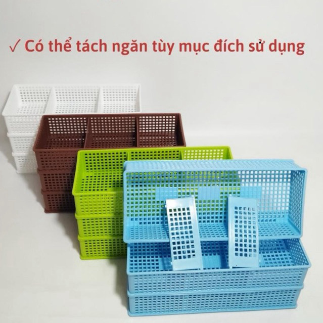 Khay Nhựa 3 Ngăn,5 Ngăn [GIÁ RẺ] Khay đựng đồ Song Long 2797