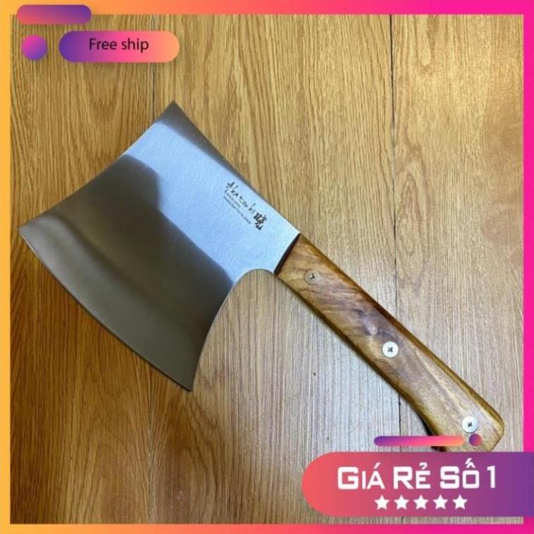 rìu chặt nhật Akatsuki thép trắng cán gỗ đặc biệt